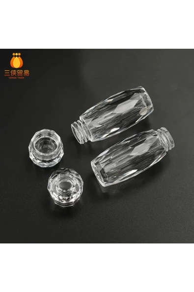 Yenigeldi 1 Adet Akrilik Makyaj Parfüm Nemlendirici Doldurulabilir Losyon Şişesi Boncuk Saklama - 3