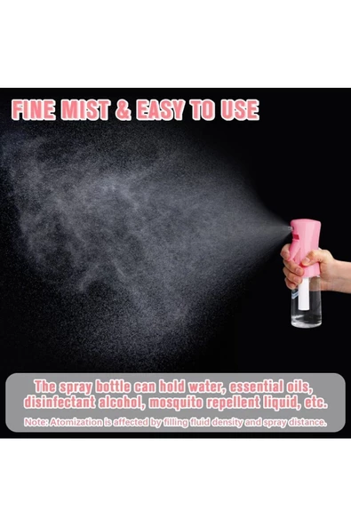 Yenigeldi Doldurulabilir Sis Sprey Şişesi, Saç , Cilt Bakımı, Bitki , Evcil Hayvan Bakımı, Temizlik  Şişe - 2