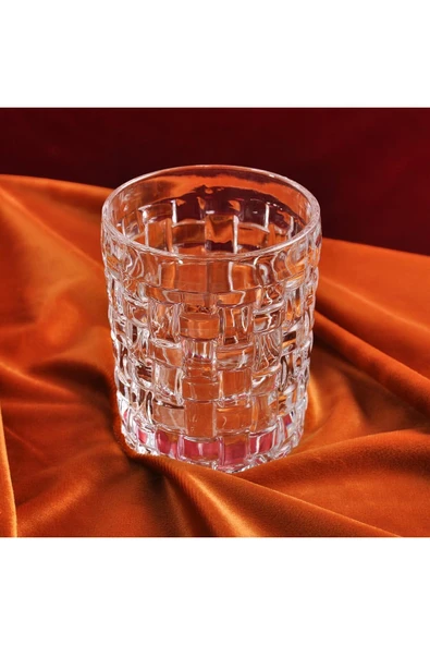 Yenigeldi 2 Adet Cam El Yapımı Hasır Örgü Viski, Şarap, Kokteyl, Bourbon, Sunum Bardağı - 2