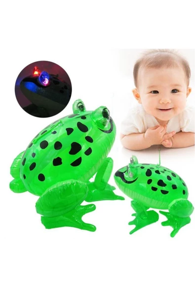 freeshopxl Kurbağa Oyuncak ,şişebilen Kurbağa , Çocuklar Için Oyuncak , Zıpzıp Kurbağa , Havuz Oyuncağı - 3