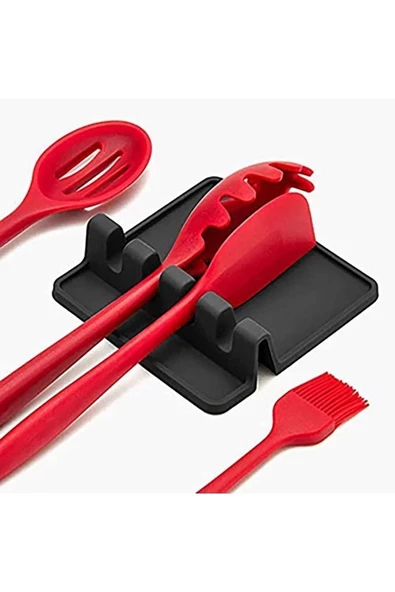 Yenigeldi Silikon Kaşıklık Çatallık, Silikon Bulaşıklık, Bulaşıklık, Çatal Kaşıklık Mutfak Düzenleyici ürün görseli 1