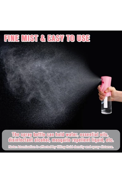 Yenigeldi 2 adet Sis Sprey Şişesi, Saç , Cilt Bakımı, Bitki , Evcil Hayvan Bakımı, Temizlik Şişe - 3