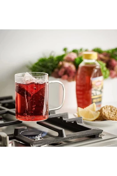 Yenigeldi 2 Adet Borosilikat Isıya Dayanıklı Termisil Bardak Cam Kupa - 3