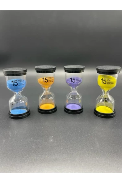 Yenigeldi 15 dk. Renkli Kum Saati