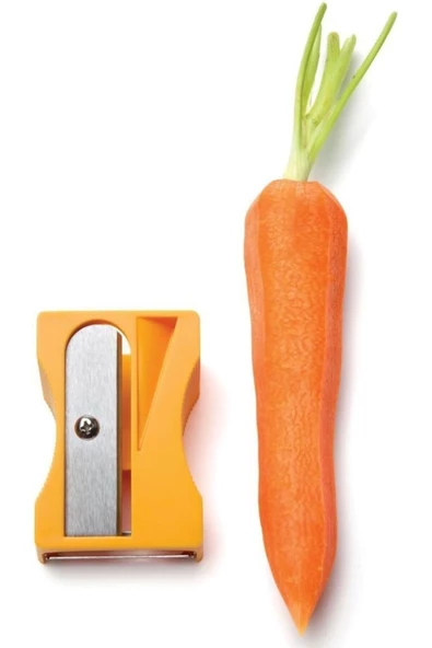 Yenigeldi 2 Adet Kalemtraş Şeklinde Sebze Soyacak Meyve Soyacağı Doğrayıcı - 2