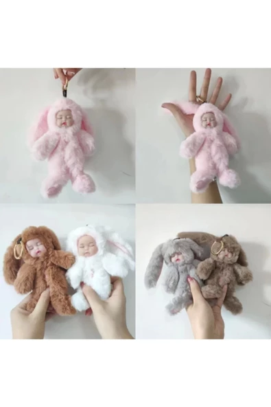 Yenigeldi Bebek Peluş Anahtarlık Büyük Boy Çanta Süsü - 2