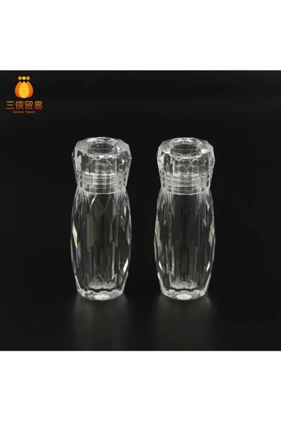 Yenigeldi 2 Adet Akrilik Makyaj Parfüm Nemlendirici Doldurulabilir Losyon Şişesi Boncuk Saklama