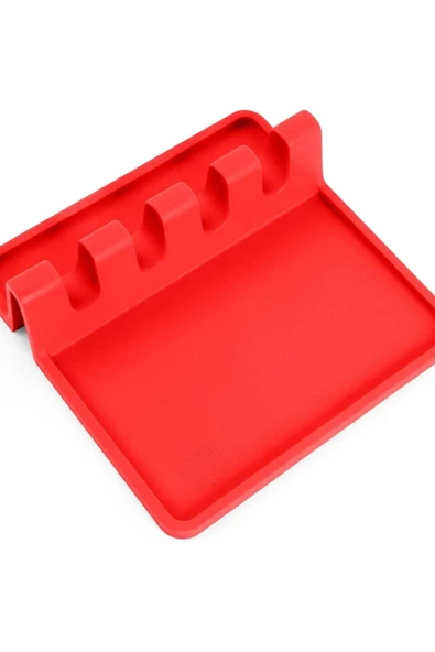 Yenigeldi Slikon Spatula Tutucu Kaşıklık Çatallık, Silikon Bulaşıklık , Çatal Kaşıklık Mutfak Düzenleyici