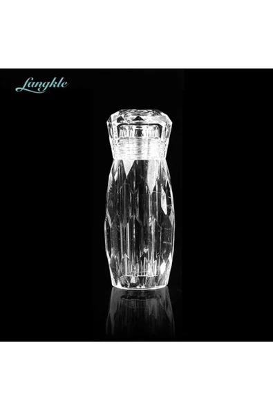 Yenigeldi 2 Adet Akrilik Makyaj Parfüm Nemlendirici Doldurulabilir Losyon Şişesi Boncuk Saklama - 3