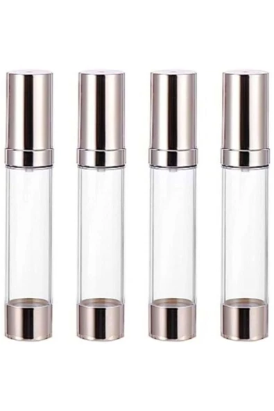 Yenigeldi 1 Adet Havasız Sprey Şişe Yeniden Doldurulabilir Kozmetik Havayolları Için Seyahat Şişesi (50 ML) - 2