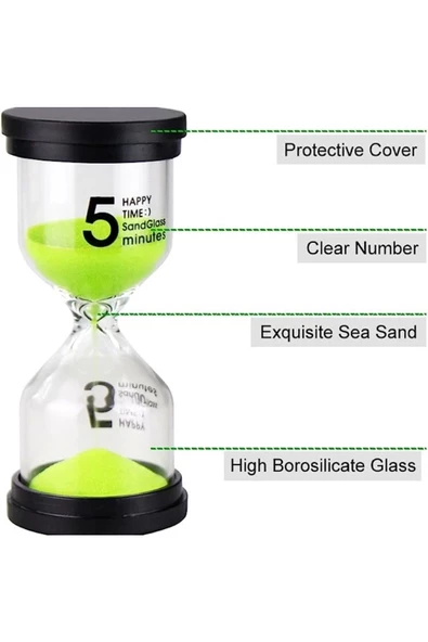 Yenigeldi 60dk. Renkli Kum Saati - 6