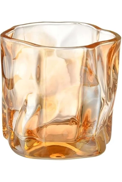 Yenigeldi 1 Adet Bükülme Kehribar Iskandinav Tarzı Kola Kahve Sunum Bardak - 3