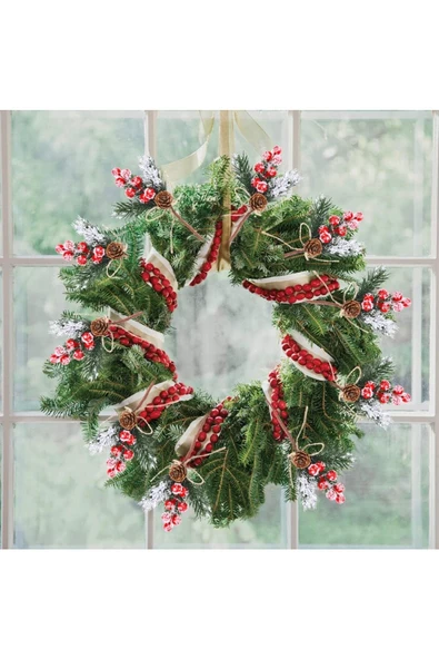 Yenigeldi 4 Adet Kozalaklı Kokina Yılbaşı Süsü - Resim 3