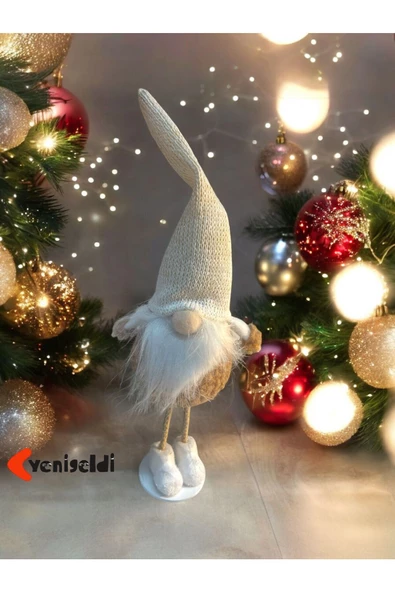 Yenigeldi El Yapımı 35 cm Peluş Cüceler İskandinav Tarzı , Ev Dekoru ve Yılbaşı Süslemeleri t82 ürün görseli 1