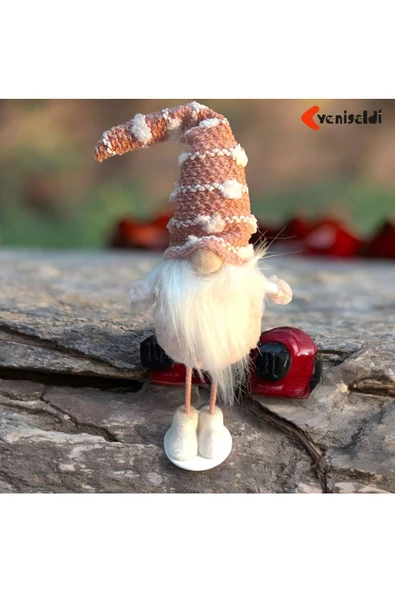 Yenigeldi El Yapımı 35 Cm Peluş Cüce Iskandinav Gnome , Ev Dekoru Ve Yılbaşı Süslemeleri T82 ürün görseli 1