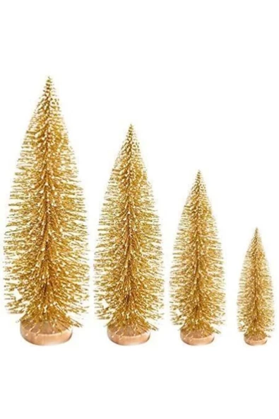 Yenigeldi 25cm T27 Yılbaşı Masa Çam Ağacı, , Masa Dekorasyon, Süslü Minik Çam Ağacı(BÜYÜK BOY) - 2