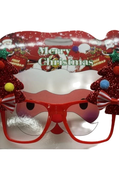 Yenigeldi Maskot Gözlük, Çam Figürlü Gözlük, Parti Gözlük - Resim 2