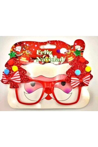 Yenigeldi Yılbaşı Eğlenceli Süslü Gözlük, Süs Gözlüğü, - Resim 3