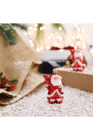 Yenigeldi 3 Adet Hediye Getiren Noel Baba Çam Ağacı Süsü Parti Doğum Günü Yılbaşı Ağacı Süslemeleri ürün görseli