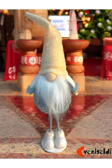 Yenigeldi El Yapımı 35 Cm Peluş Cüce Iskandinav Gnome , Ev Dekoru Ve Yılbaşı Süslemeleri T82 ürün görseli 1