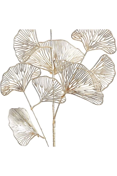 Yenigeldi 65 Cm Yılbaşı Süsü Yapay Altın Sahte Süs Kayısı Yaprakları Ev Bahçe Partisi Otel Düğün Dekor - 2