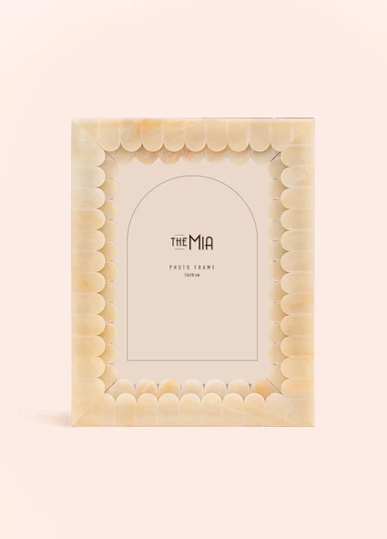 The Mia Wavy Fotoğraf Çerçevesi Sarı 18x23 cm - 4