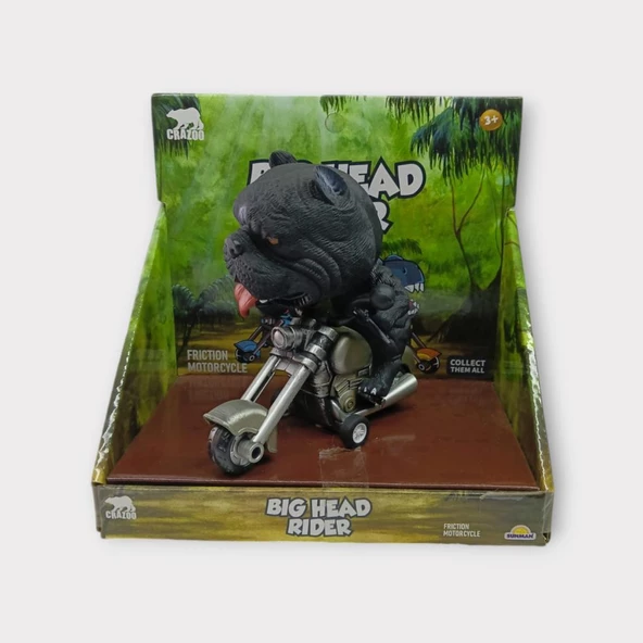 Koca Kafalı Sürücü Hayvan Figür - Köpek - 3