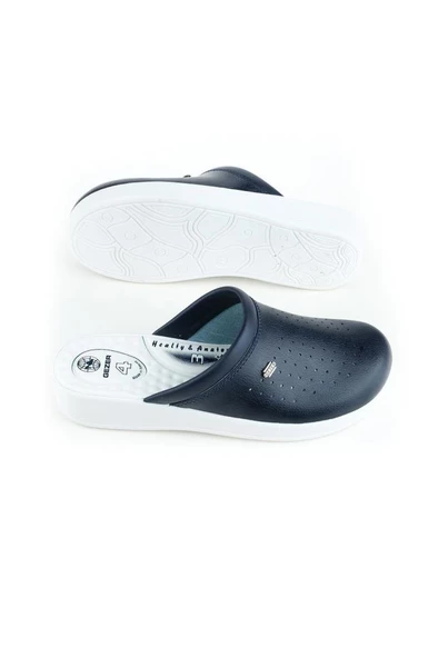 Gezer 04768-24 Sabo Erkek Terlik Lacivert Beyaz - 3