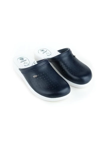 Gezer 04768-24 Sabo Erkek Terlik Lacivert Beyaz