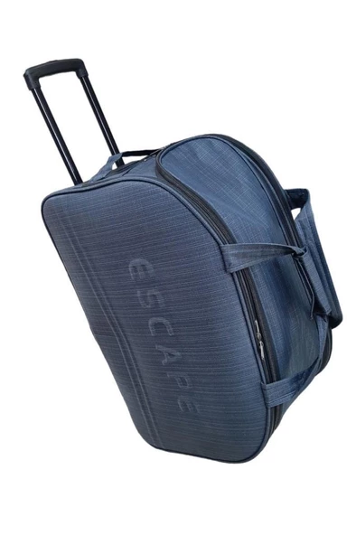 Escape Hostes-24 Düz Kumaş Büyük Boy Seyahat Çantası - 5