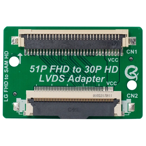 LCD PANEL FLEXİ REPAİR KART 51P FHD TO 30P HD LVDS ADAPTER LG FHD TO SAM HD QK08V2  QK8002A (4172)