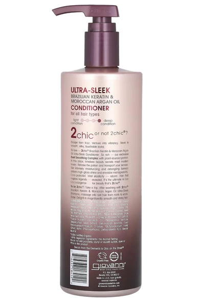 Giovanni 2chic Ultra-Sleek Saç Kremi 710ML - Resim 2