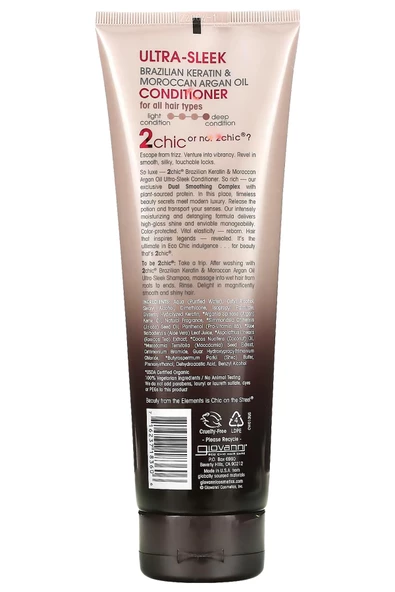 Giovanni 2chic Ultra-Sleek Saç Kremi 250ML - Resim 2