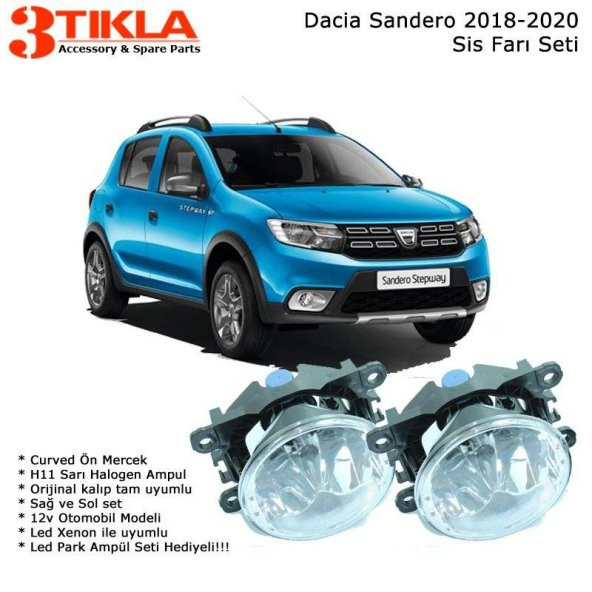 Dacia Sandero 2018-2020 Sis Farı Seti Oem:261500097R