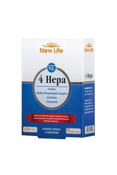 Newlife 4 Hepa 30 Yumuşak Kapsül