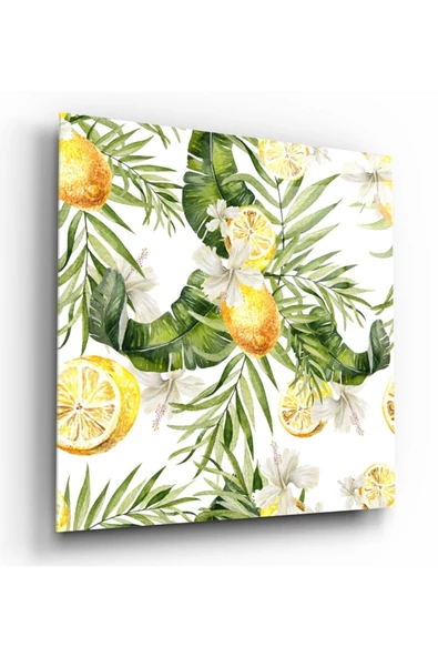 Limon Ağacı Dekoratif ve Modern Cam Tablo ürün görseli