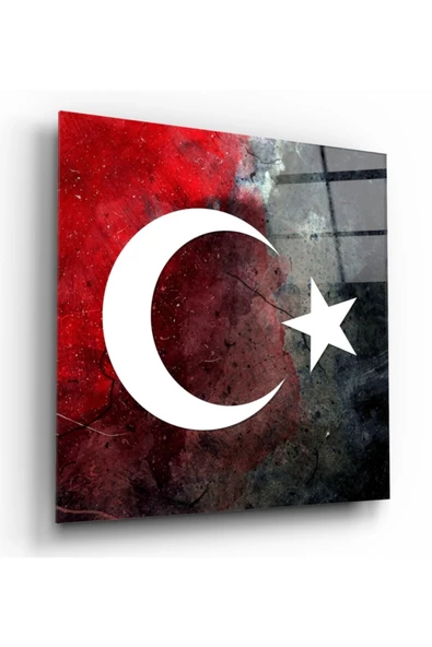 Bayrak Dekoratif ve Modern Cam Tablo ürün görseli