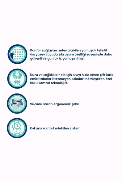 Emici Külot Yetişkin Bezi Medium 30 Adet - Resim 2