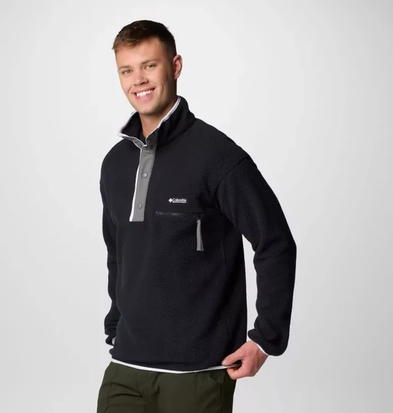 Columbia Men's Helvetia™ II Half Snap Fleece Pullover Erkek Polar AM5780 - Resim 4