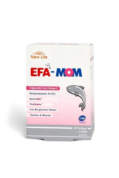 New Life Efa Mom Takviye Edici Gıda 30 Kapsül ürün görseli