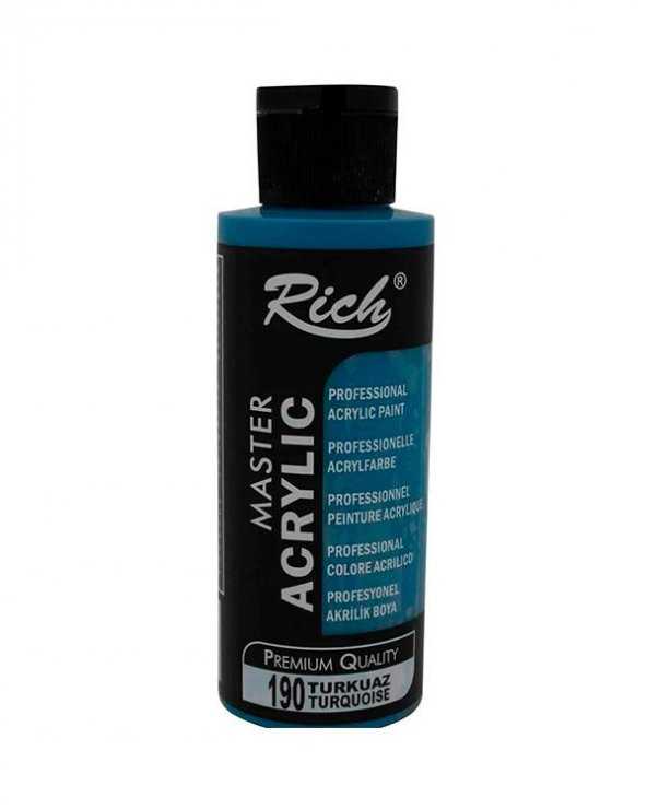 Rich Master Akrilik Boya Turkuaz 120ml