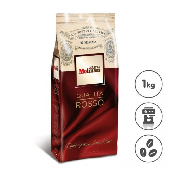Cafe Molinari Qualita Rosso Çekirdek Kahve 1 kg