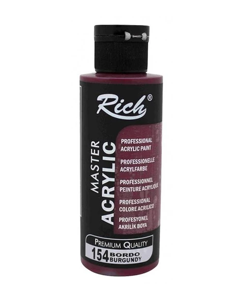 Rich Master Akrilik Boya Bordo 120ml