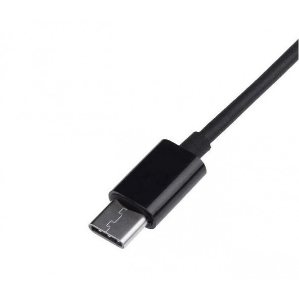 Ayex TYPE-C İçin 3.5mm Kulaklık ve Mikrofon Adaptörü Siyah - 2