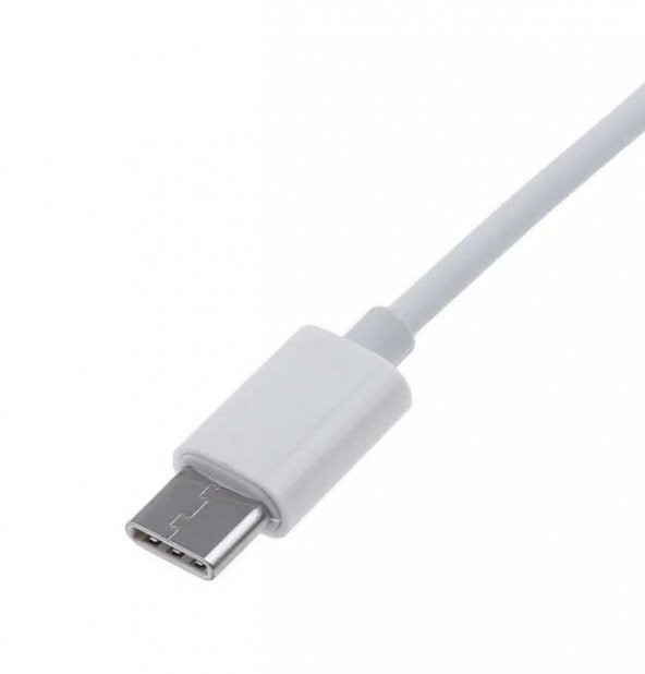 Ayex TYPE-C İçin 3.5mm Kulaklık ve Mikrofon Adaptörü Beyaz - 2