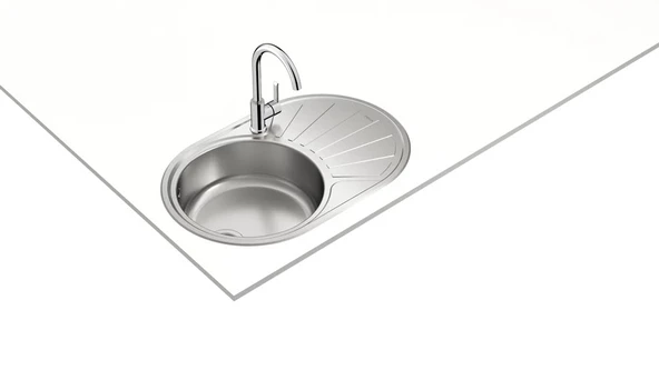 TEKA DR 77 1B 1D PASLANMAZ ÇELİK SAĞ EVYE - 2