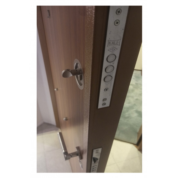 TEZ-1658 Statik Kasalı Tanganika Düz Model Daire Kapısı, Çelik Kapı, Villa Kapısı - 3