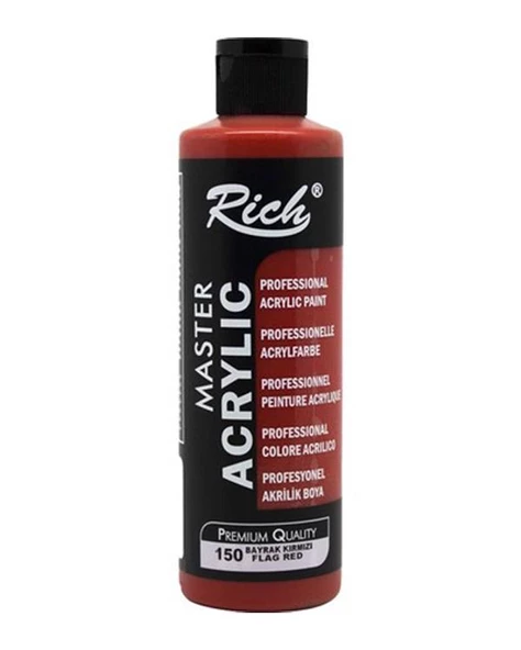 Rich Master Akrilik Boya Bayrak Kırmızı 120ml