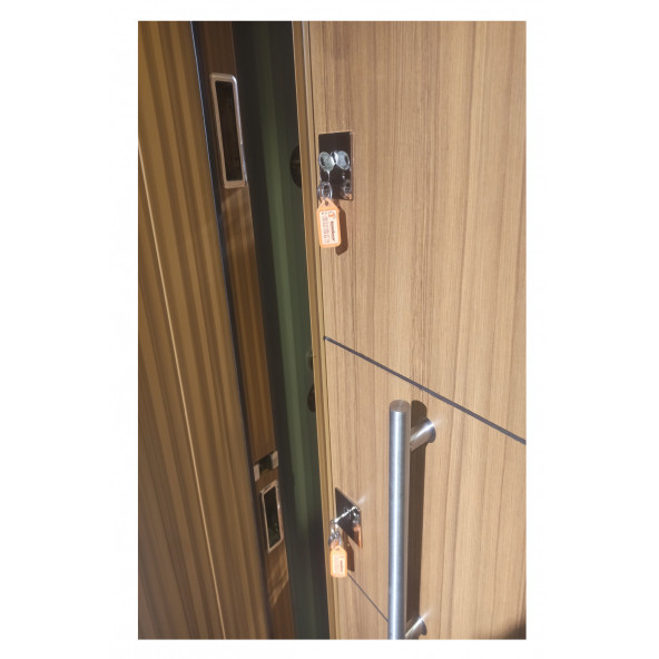 TEZ-2660 ABD Eskitme Kasalı Düz Model Daire Giriş Kapısı, Çelik Kapı - 2