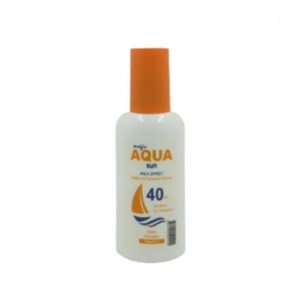 AQUA Sun Güneş Sütü 40 Faktör (E Vitamini Destekli)